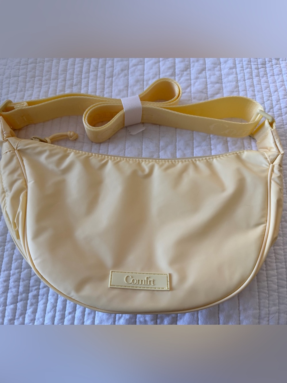 Comfrt Buttercream Yellow Travel Crossbody Bag